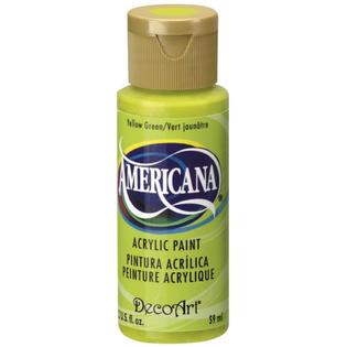 Americana Acrylic Paint - Yellow Green